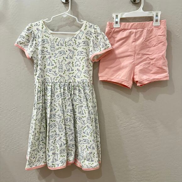 Girl August All Ears Knit Bunny Dress - Picture 1 of 8